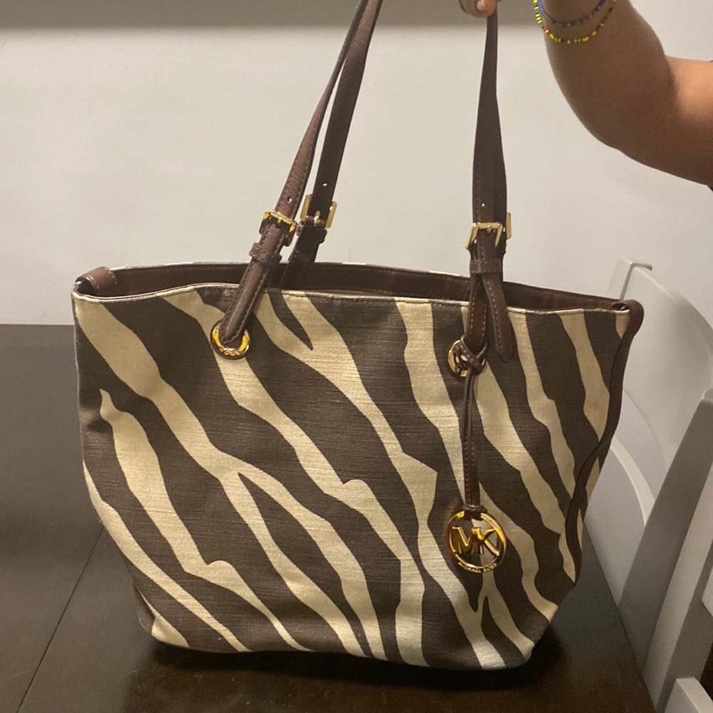 Zebra Print Satchel